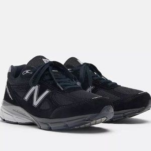 New Balance 990v4 sneakers Black, Size 11.5, width 2E
